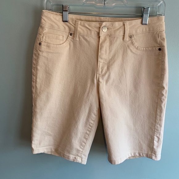 d. jeans | Shorts | D Jeans Womens Recycled Denim Cream High Waist ...